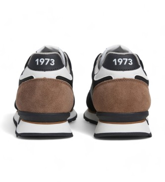 Pepe Jeans Sneakers in pelle nera della serie Brit