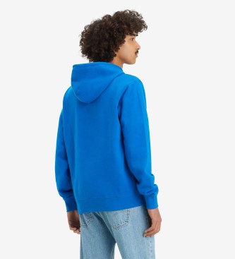 Levi's Felpa con cappuccio blu originale Housemark