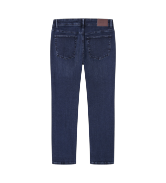 Hackett London Jeans Powerflex Dk Rinse niebieski