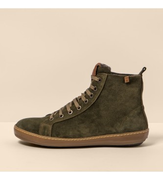 El Naturalista Chaussures en cuir N5752 Silk Suede green