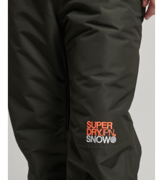 Superdry Pantalon de ski Freestyle Core vert