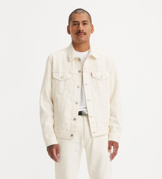 Levi's Veste de camionneur en blanc cass