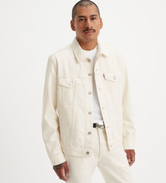 Levi's Veste de camionneur en blanc cass