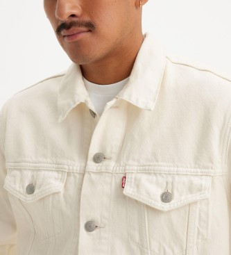 Levi's Veste de camionneur en blanc cass