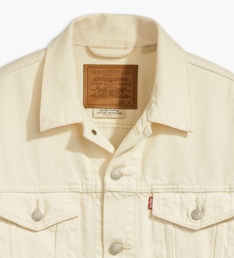 Levi's Veste de camionneur en blanc cass