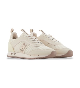 EA7 Lifestyle beige trningsskor