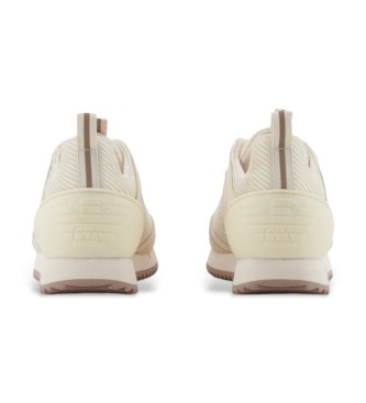 EA7 Lifestyle beige trningsskor