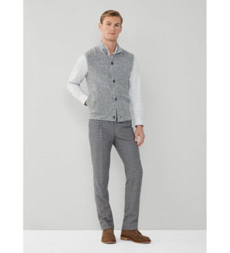 Hackett London Chaleco de Lana gris