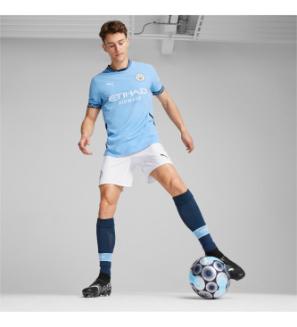 Puma Koszulka MCFC Home Authentic w kolorze niebieskim