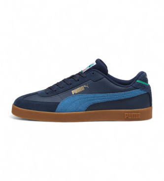 Puma Skórzane buty treningowe Club Ii Era Yea navy