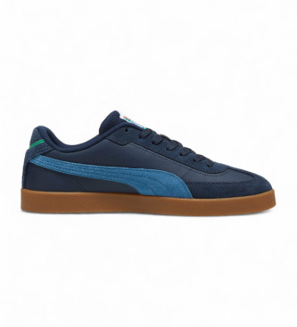 Puma Skórzane buty treningowe Club Ii Era Yea navy