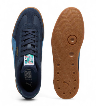 Puma Skórzane buty treningowe Club Ii Era Yea navy