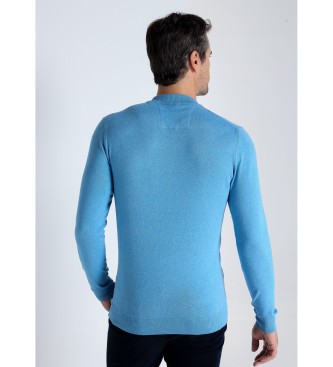 Bendorff Maglia basic con mezzo colletto blu