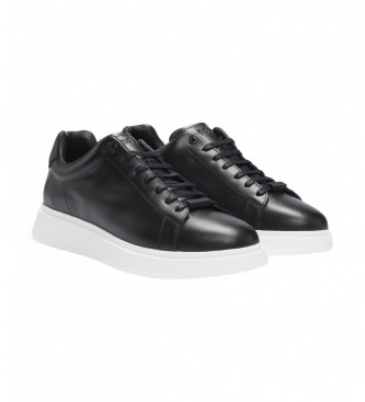 BOSS Bulton Leren Sneakers zwart