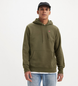 Levi's Felpa con cappuccio verde originale Housemark