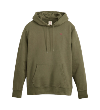 Levi's Felpa con cappuccio verde originale Housemark