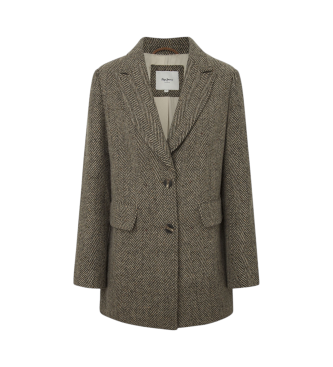 Pepe Jeans Brown Camm blazer