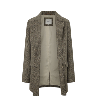 Pepe Jeans Brown Camm blazer