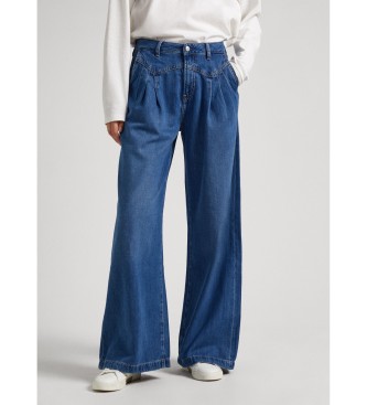 Pepe Jeans Quinn Pleat Blue Jeans