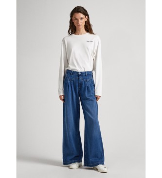 Pepe Jeans Jeans Quinn Pleat azul