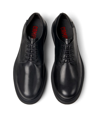 Camper Norman leren schoenen zwart 