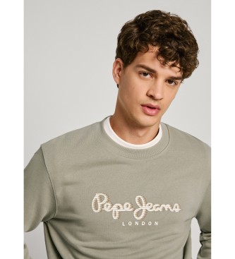 Pepe Jeans Sweatshirt Saul Crew Verde