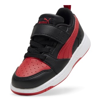 Puma Chaussures Rebound V6 noires, rouges