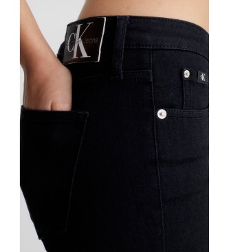 Calvin Klein Jeans Jean Mid Rise Skinny sort