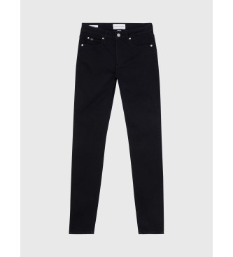 Calvin Klein Jeans Jean Mid Rise Skinny svart