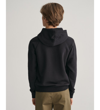 Gant Shield hoodie svart