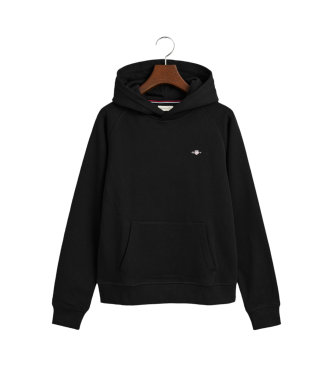 Gant Shield Hoodie schwarz