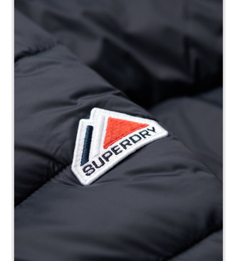 Superdry Chaqueta corta con capucha Fuji marino