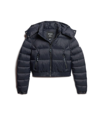 Superdry Chaqueta corta con capucha Fuji marino