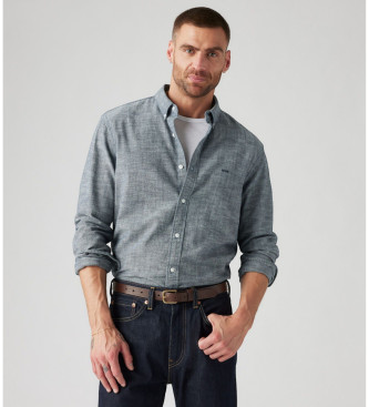 Levi's Authentiek blauw button down overhemd