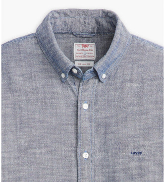 Levi's Authentiek blauw button down overhemd