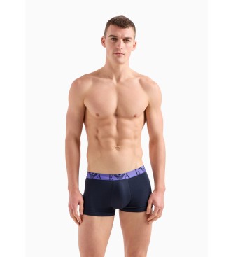 Emporio Armani Pack 3 Cales boxer em azul-marinho