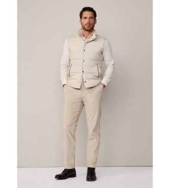 Hackett London Waistcoat Classic beige 