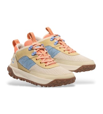 Timberland Greenstride Motion 6 beige leren schoenen