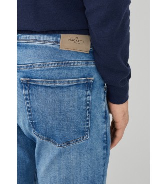 Hackett London Jeans Weiches Blau