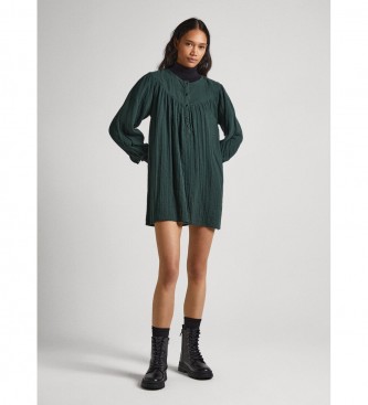 Pepe Jeans Robe verte de l'Inde