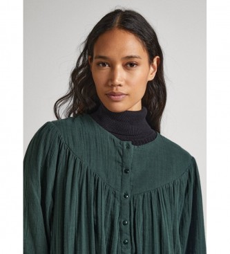 Pepe Jeans Robe verte de l'Inde