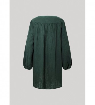 Pepe Jeans Robe verte de l'Inde