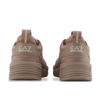 EA7 Brown running shoes