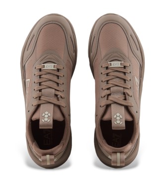 EA7 Brown running shoes