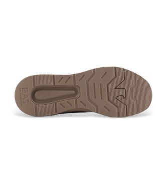 EA7 Brown running shoes