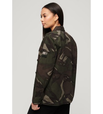 Superdry Green military overshirt