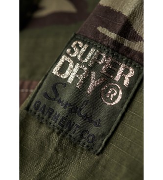 Superdry Sobrecamisa militar verde