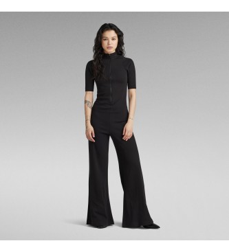 G-Star Jumpsuit med vide ben, sort