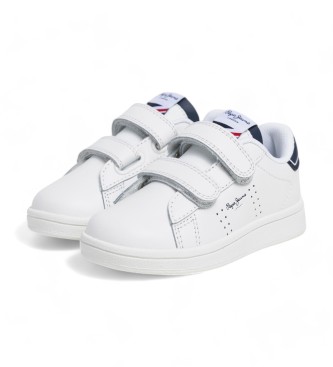 Pepe Jeans Buty skórzane Player Air Bk białe