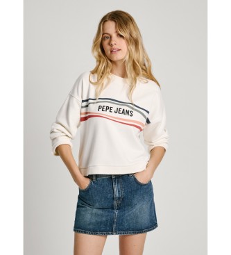 Pepe Jeans Edeline Sweatshirt Hvid